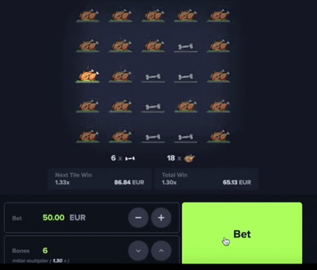 Jeu de poulet à France